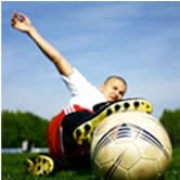 Kinder beim Fußball